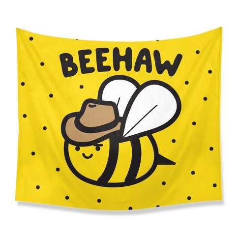 Beehaw Cowboy Bee Tapestry